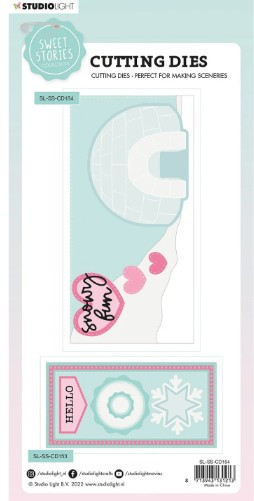 Studio Light SS Cutting Die Snowy Fun Sweet Stories 130x270x1mm 1 PC nr.154