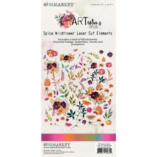49 and Market ARToptions Spice Wildflower Laser Cut Elements