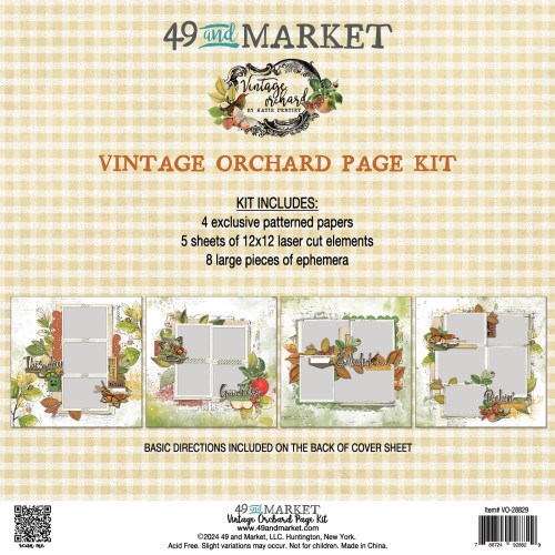 49 and Market- Vintage Orchard- Page Kit