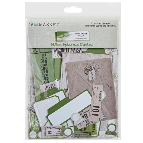 49 and Market Willow Ephemera Stackers 60pc