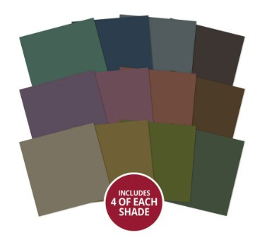 Hunkydory Crafts Colour Block Matt Vintage 8"x8" Paper Pad