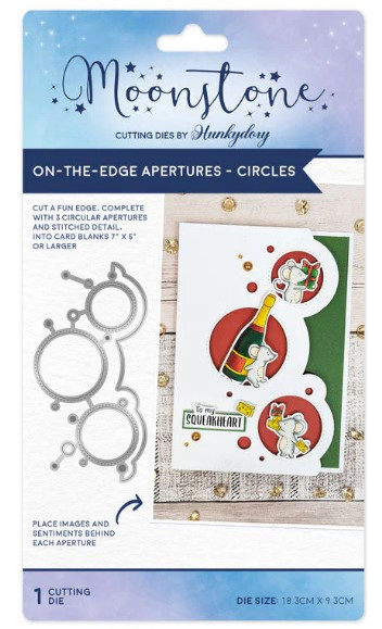 Hunkydory Crafts Moonstone Die- On-the-Edge Apertures- Circles
