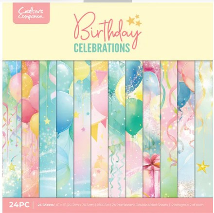Crafter's Companion Birthday Celebrations 8x8