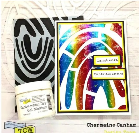 The Crafters Workshop (TCW) Tacky-When-Dry Gel 2oz.