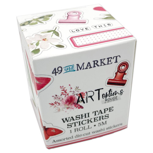 49 and Market ARToptions Rouge Washi Stickers