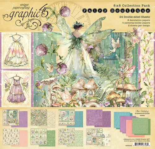 Graphic 45 8x8 Collection Pack- Fairy Boutique
