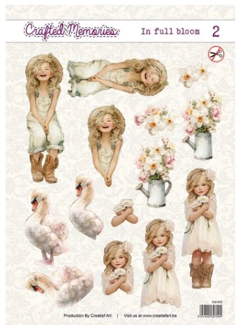 Creatief Art - 3D Die-Cut Sheet - In Full Bloom 2