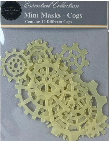Jamie Rodgers Crafts - Cogs Mini Stencils Stencil