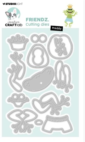 Studio Light- Friendz Cutting Dies--Freddy Frog