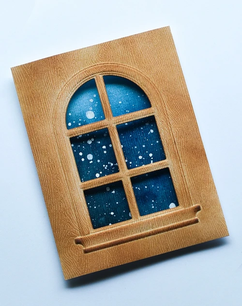 Memory Box- Cut & Emboss 3D Embossing Folder- Domed WIndow EF1023