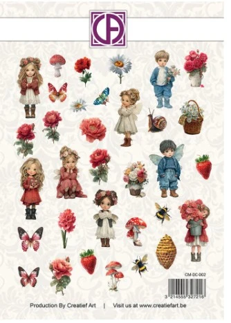 Creatief Art - Die-Cuts - Blush & Kisses - 33 Pieces