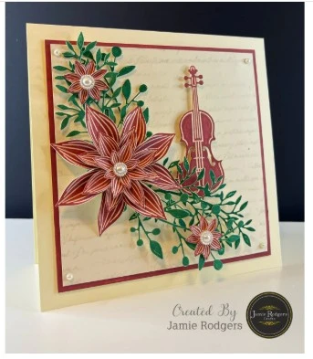 Jamie Rodgers Crafts Rippled Star Blooms Die Set
