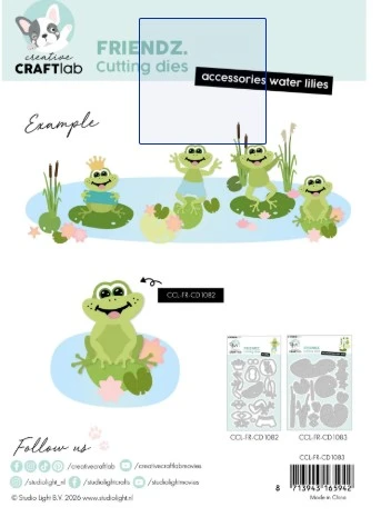 Studio Light - CCL Cutting Die Water Lilies Friendz 16 Pieces