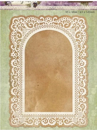 Studio Light - Cutting Dies Lace Frame A6 Enchanted Fairytale 3 Pieces
