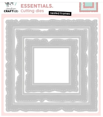 Studio Light - CCL Cutting Dies Nested Frames Essentials 6 Pieces