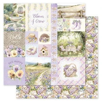Paper Rose Petals & Pansies 12x12 Paper Collection 36370