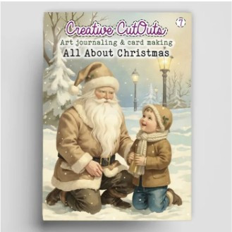 Creatief Art - Art Journaling & `Cardmaking Book - All About Christmas