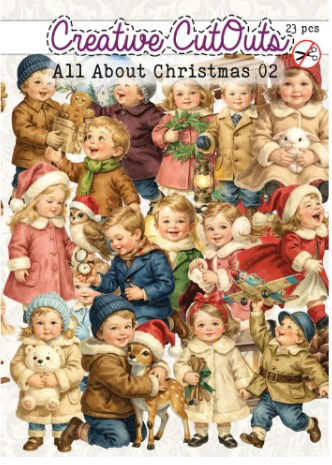Creatief Art - Creative Cut Outs -All About Christmas- 23 Pieces