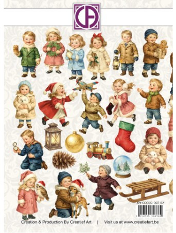 Creatief Art - Creative Cut Outs -All About Christmas- 23 Pieces