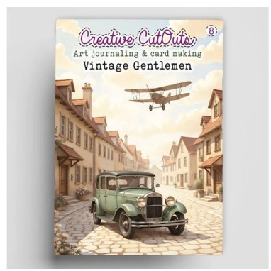 Creatief Art - "Vintage Gentlemen" Book - Creative CutOuts