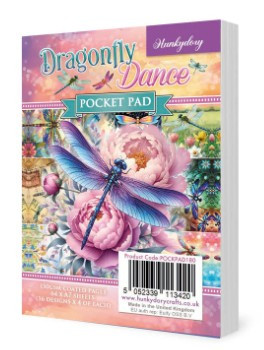 Hunkydory Crafts Dragonfly Dance Pocket Pad POCKPAD180