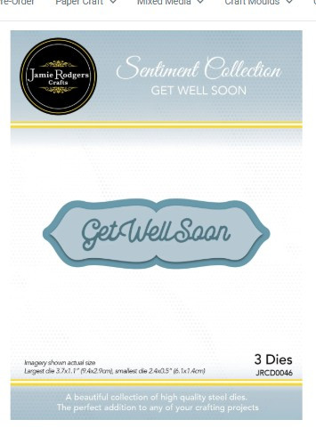 Jamie Rodgers Crafts - Best Wishes Sentiment Die Set