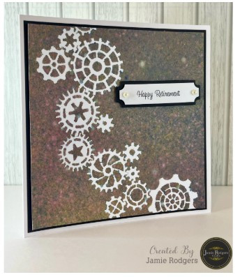 Jamie Rodgers Crafts - Happy Retirement Sentiment Die Set