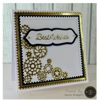 Jamie Rodgers Crafts - Best Wishes Sentiment Die Set