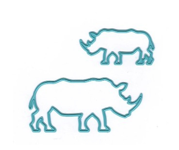 Die Nellie's Choice Vintasia Dies - Rhinoceros