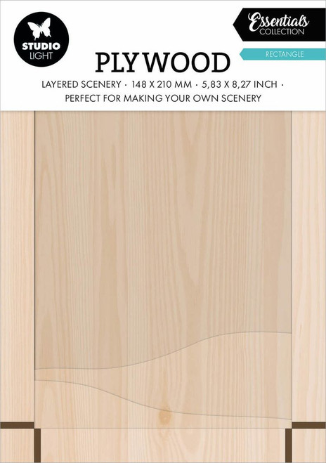 Studio Light - Plywood Layered Scenery 5.83 x 8.27 in Make Your Own Scenery