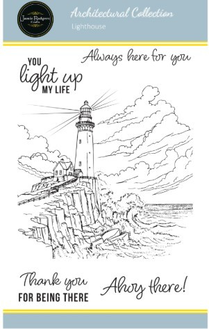 Jamie Rodgers Crafts Lighthouse A6 Clear Stamp Set