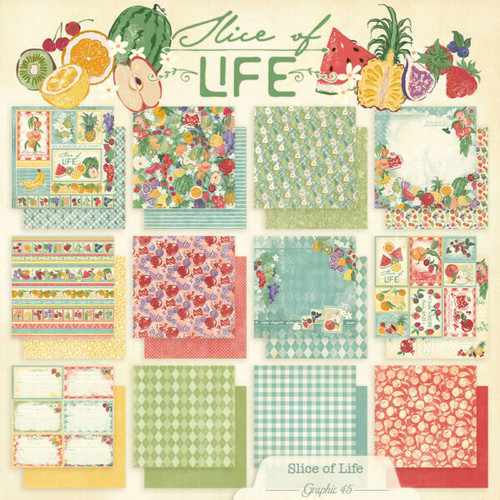 Graphic 45 Slice of Life 12×12 Collection Pack