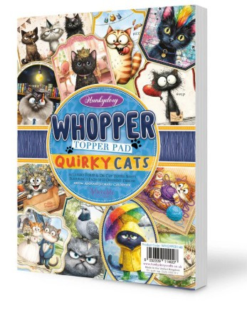 Hunkydory Crafts Whopper Topper Pad - Quirky Cats