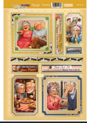 Hunkydory Crafts Golden Oldies - Senior Moments Topper Sheet - Still Got It!