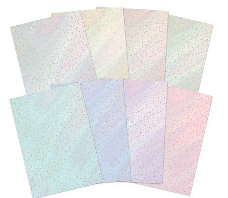 Hunkydory Crafts Rainbow Finish - A Touch of Colour Foiled Edge-to-Edge Cardstock