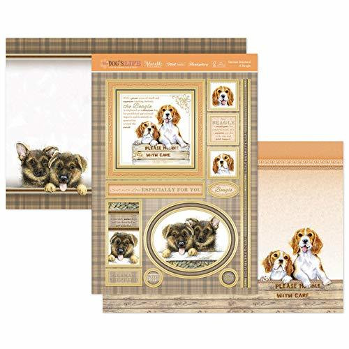 Hunkydory It's a Dog's Life- German Shepard & Beagle Luxury 3-Piece Topper Set