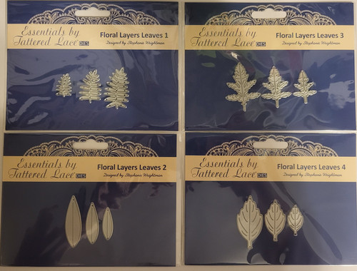 Tattered Lace Complete Floral Layers Cutting DIes and CD Collection
