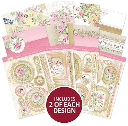 Hunkydory Crafts- Forever Florals Rose Luxury Topper Collection- FFROSE101