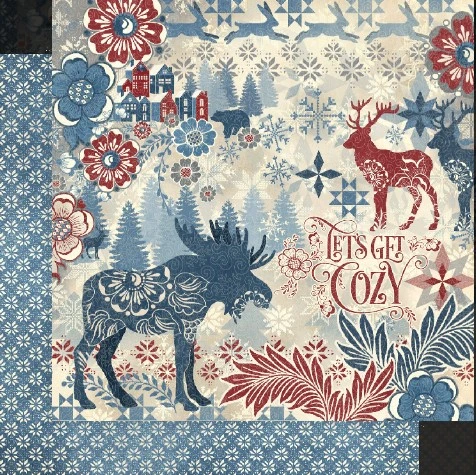 Graphic 45 4502511 Let's Get Cozy 12 x 12 Papercrafting Papers