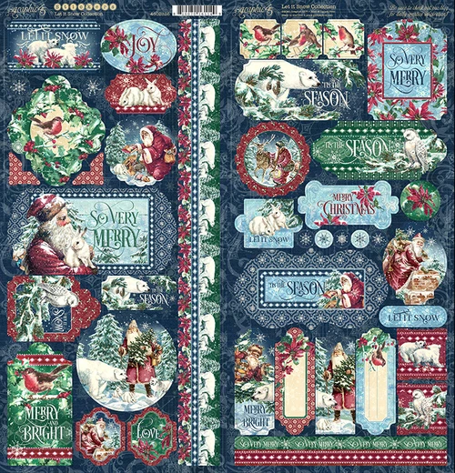 Graphic 45 4502323 Let it Snow 12' x 12' Collection Pack NOTE