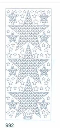 Starform Big Star 992 Gold Peel Stickers