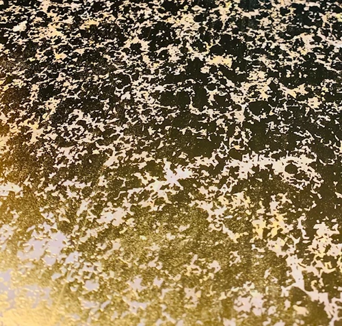 Mercury Paper Gold with Hints of Color - Foil Board 5-Sheets 12"x12"