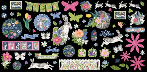 Graphic 45- Ephemera Assortment- Spring is in the Air