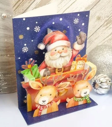 Hunkydory Crafts- Christmas Pop-Up Stepper Cards- Set 1