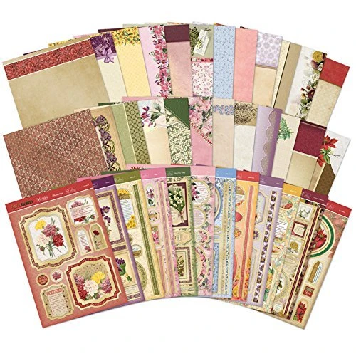 Hunkydory Birth Flowers Luxury Collection with 12 Topper Sets Card Kits