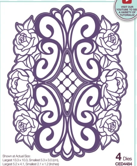 Creative Expressions- Sue Wilson- Frames & Tags Collection- Gloria Craft Die