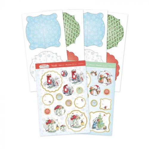 Hunkydory Crafts- Christmas in Acorn Wood- Mini Rocker Concept Cards- AWOODXMAS104