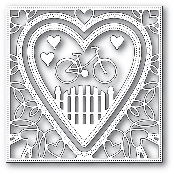 Memory Box Die Neighborhood Heart Frame - Simply Special Crafts