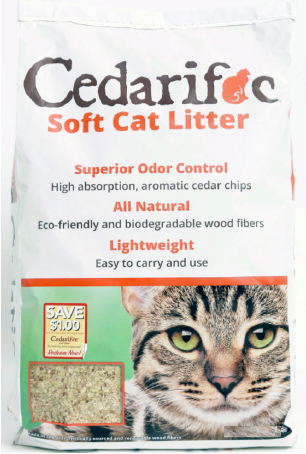 Cedarific Cat Litter 50 liter Pet Food Warehouse