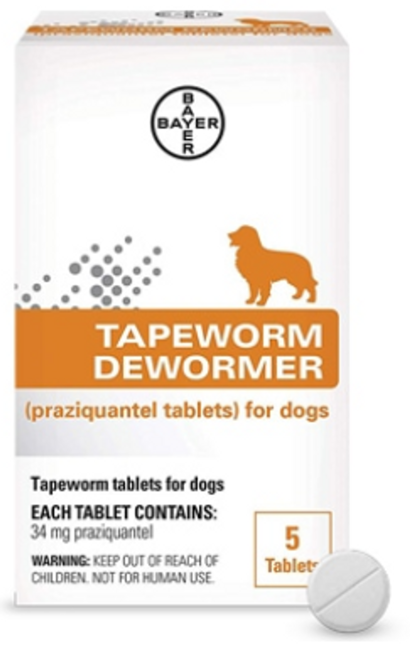 5 Tab Dog Tapeworm Dewormer - Pet Food Warehouse